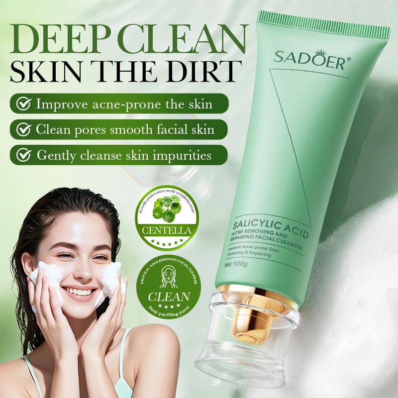 Skincare Salicylic Acid - 100g Pembersih Wajah Asam Salisilat Busa
