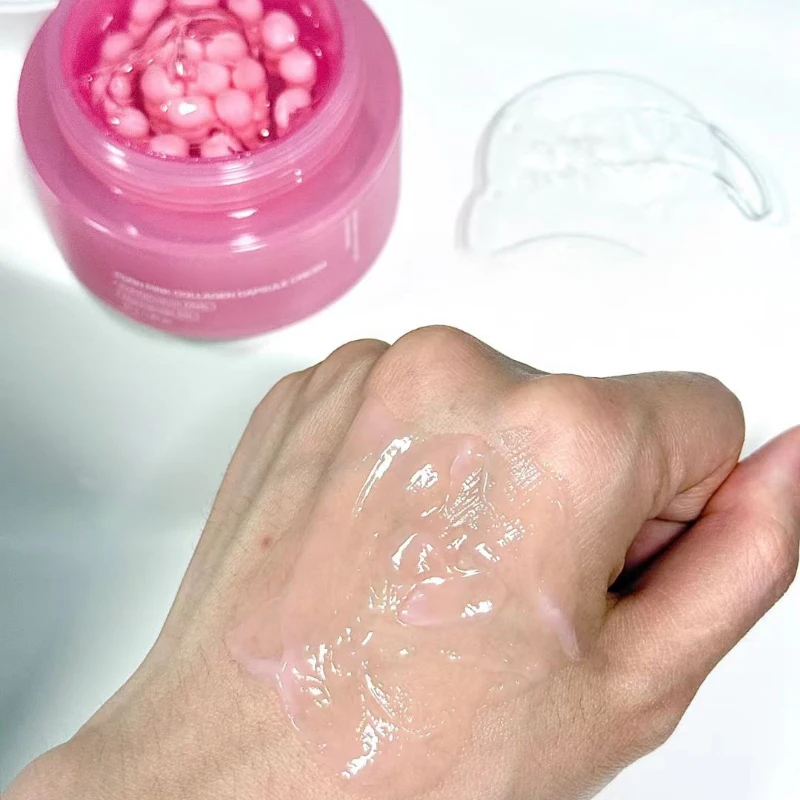Skincare Niacinamide - Krim Kapsul Kolagen Pink PDRN dengan