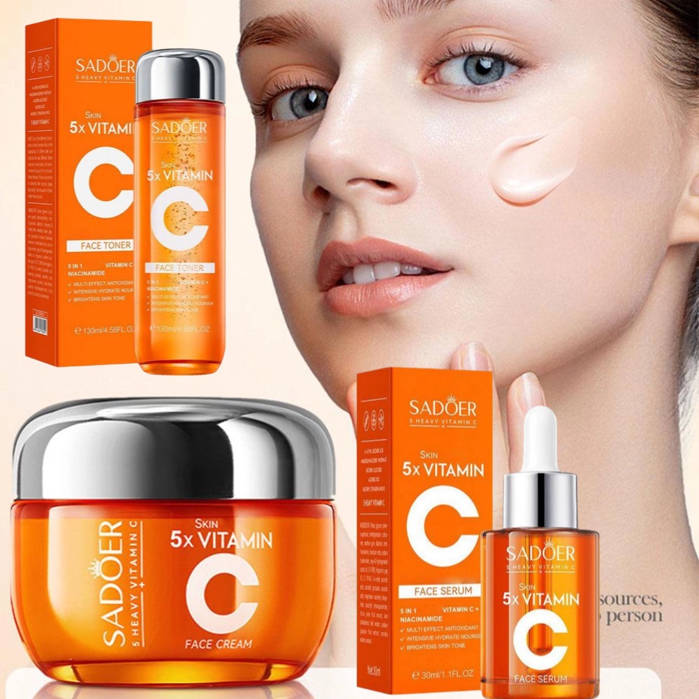 Skincare Garnier - Set Perawatan Kulit Vitamin C Pengencang