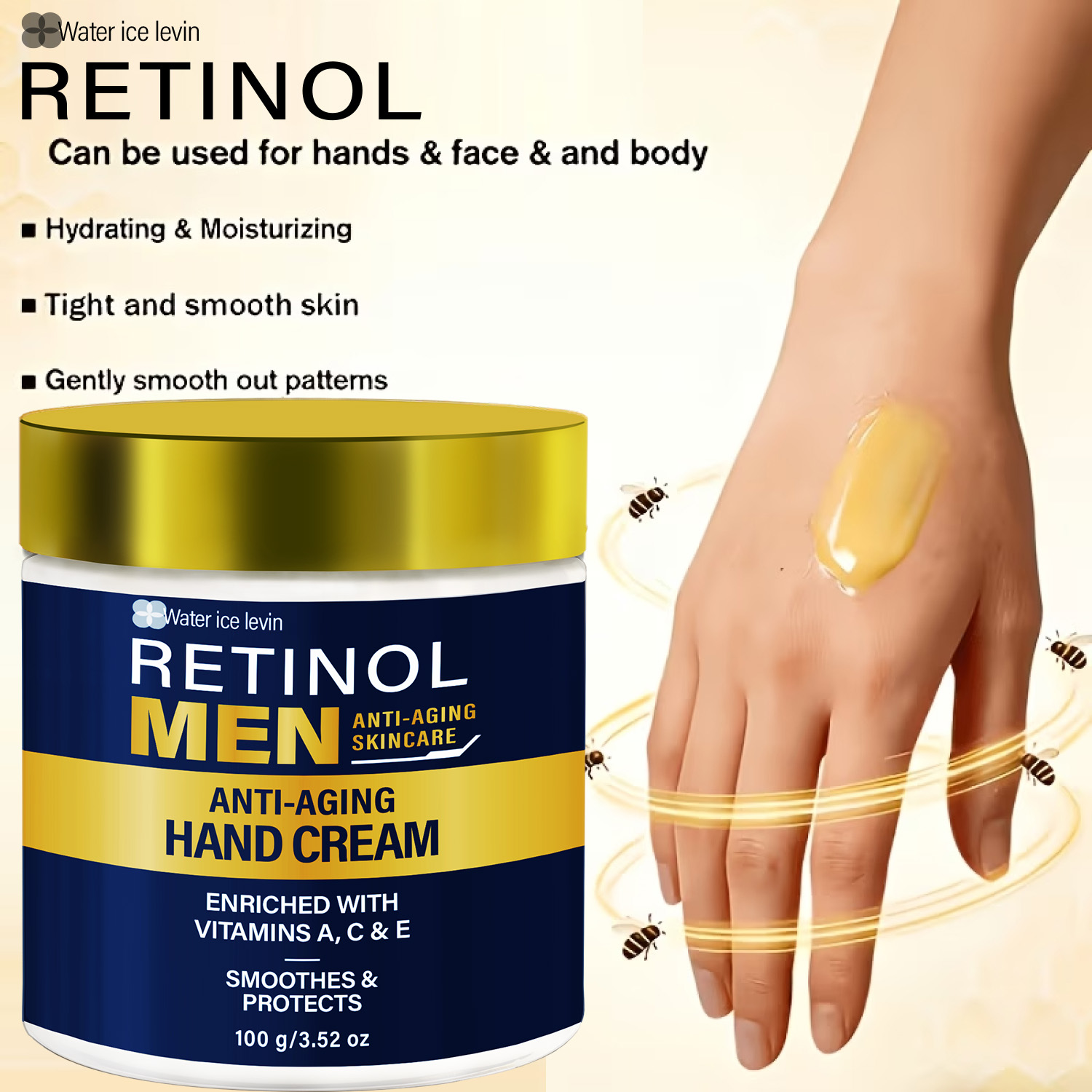 Water Ice Levin Retinol Krim T - Retinol Vitamin A Cream ulasan dan harga