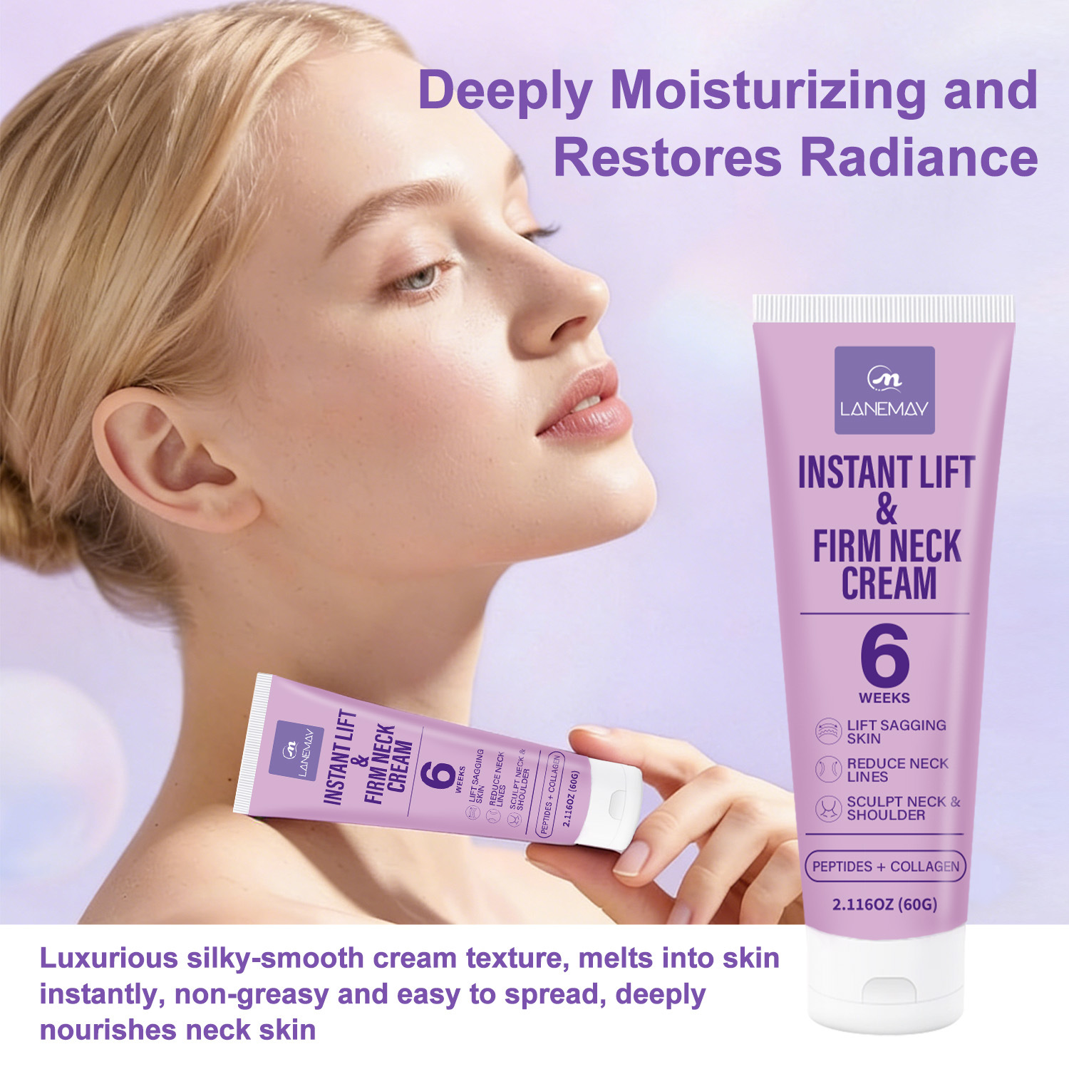 Krim Pengencang Leher Instan d - Retinol Vitamin A Cream ulasan dan harga