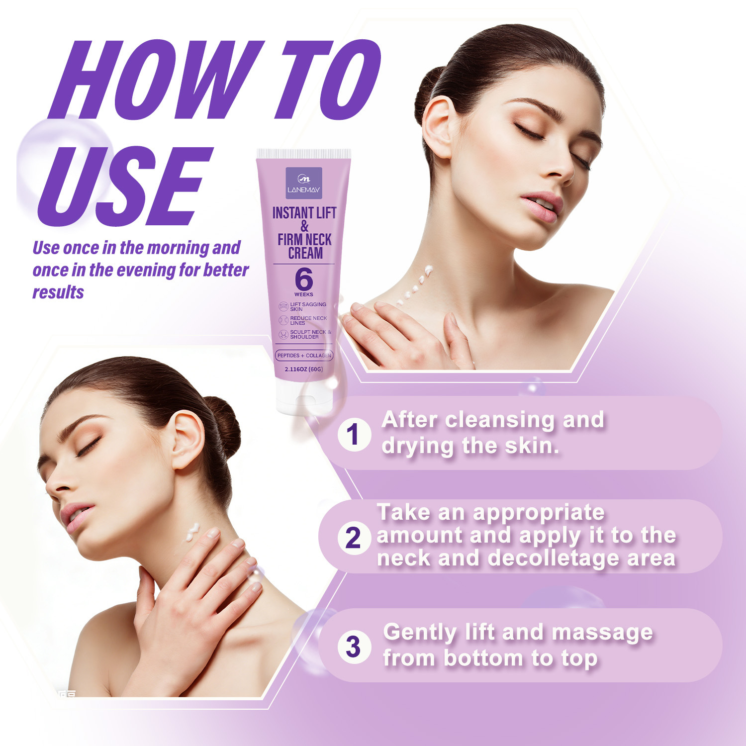 Krim Pengencang Leher Instan d - Retinol Vitamin A Cream ulasan dan harga