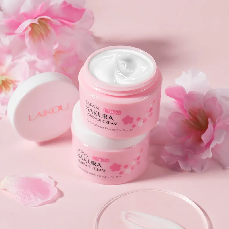 LAIKOU Krim Esens Sakura Jepan - Skincare Niacinamide ulasan dan harga