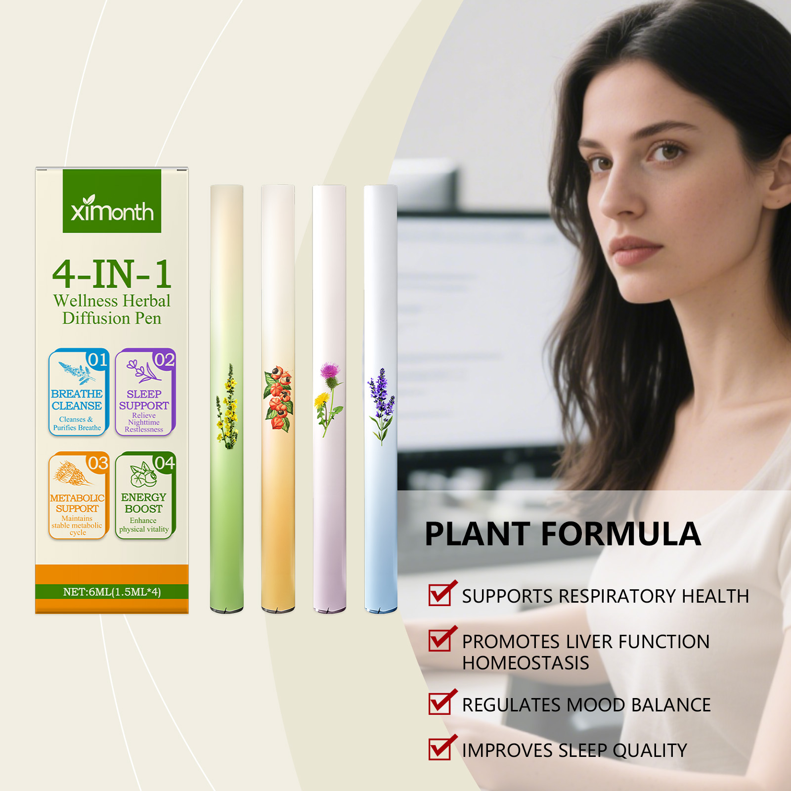 Pena Penyegar Udara 4 In 1 Sti - Skincare Herbal ulasan dan harga
