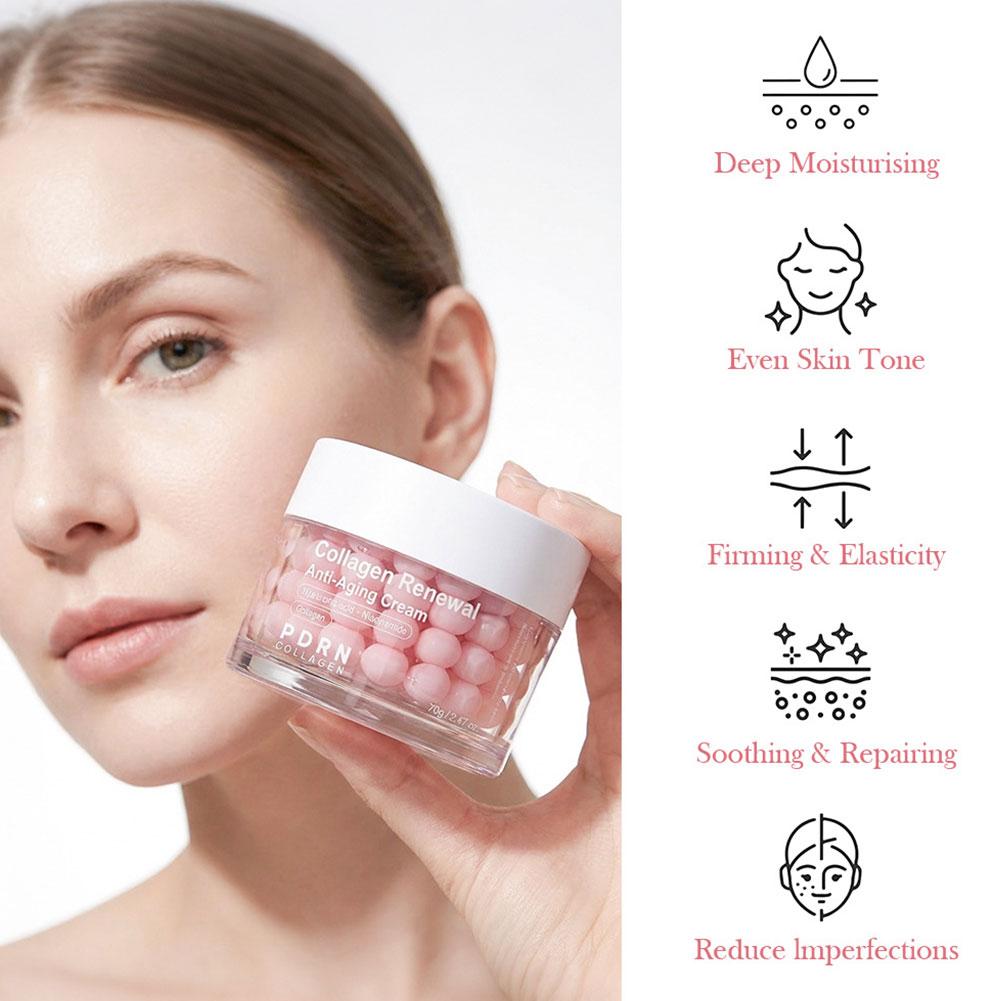 1-3PCS Krim Jelly Kolagen Pept - Skincare Niacinamide ulasan dan harga