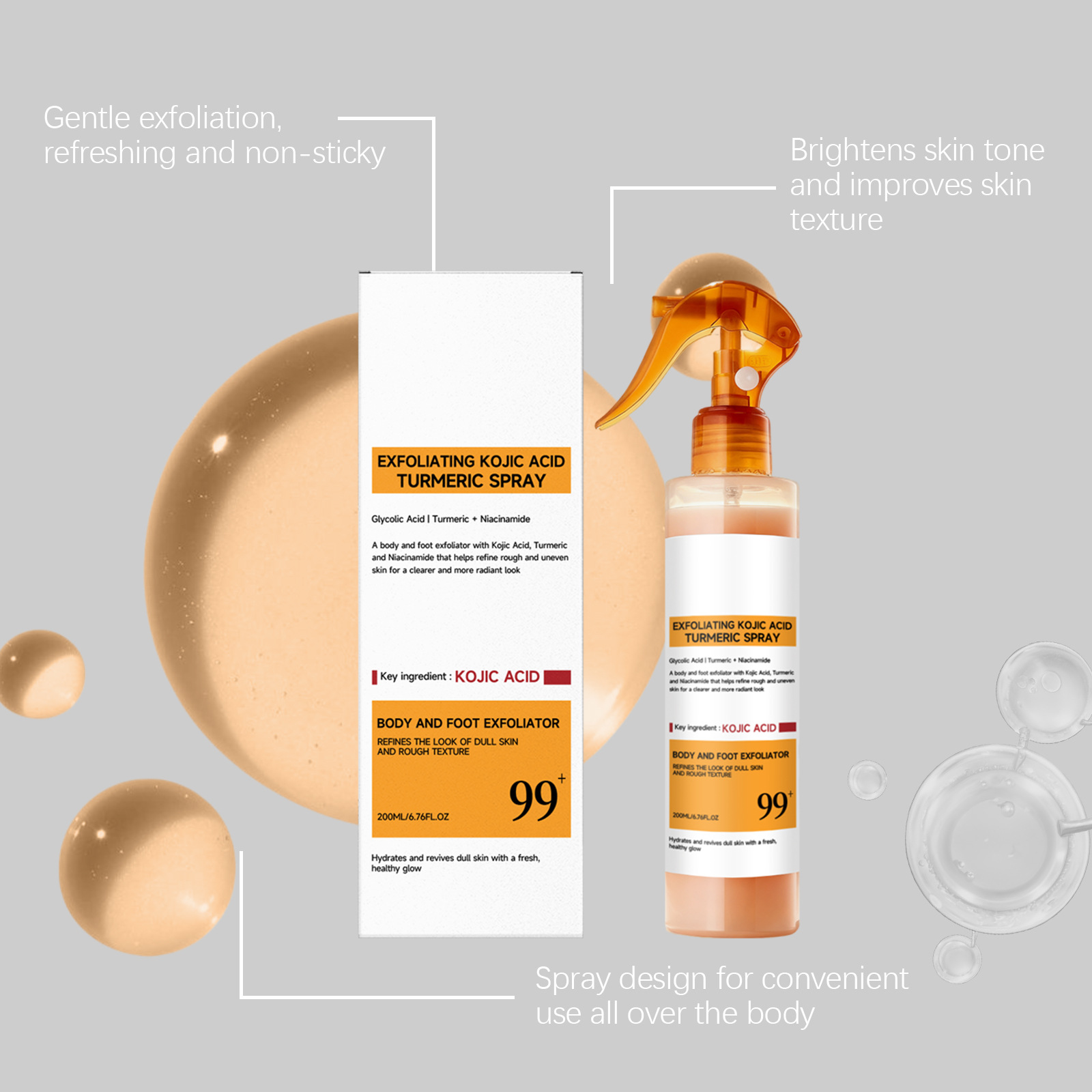 Semprotan Perawatan Kunyit Asa - Skincare Niacinamide ulasan dan harga