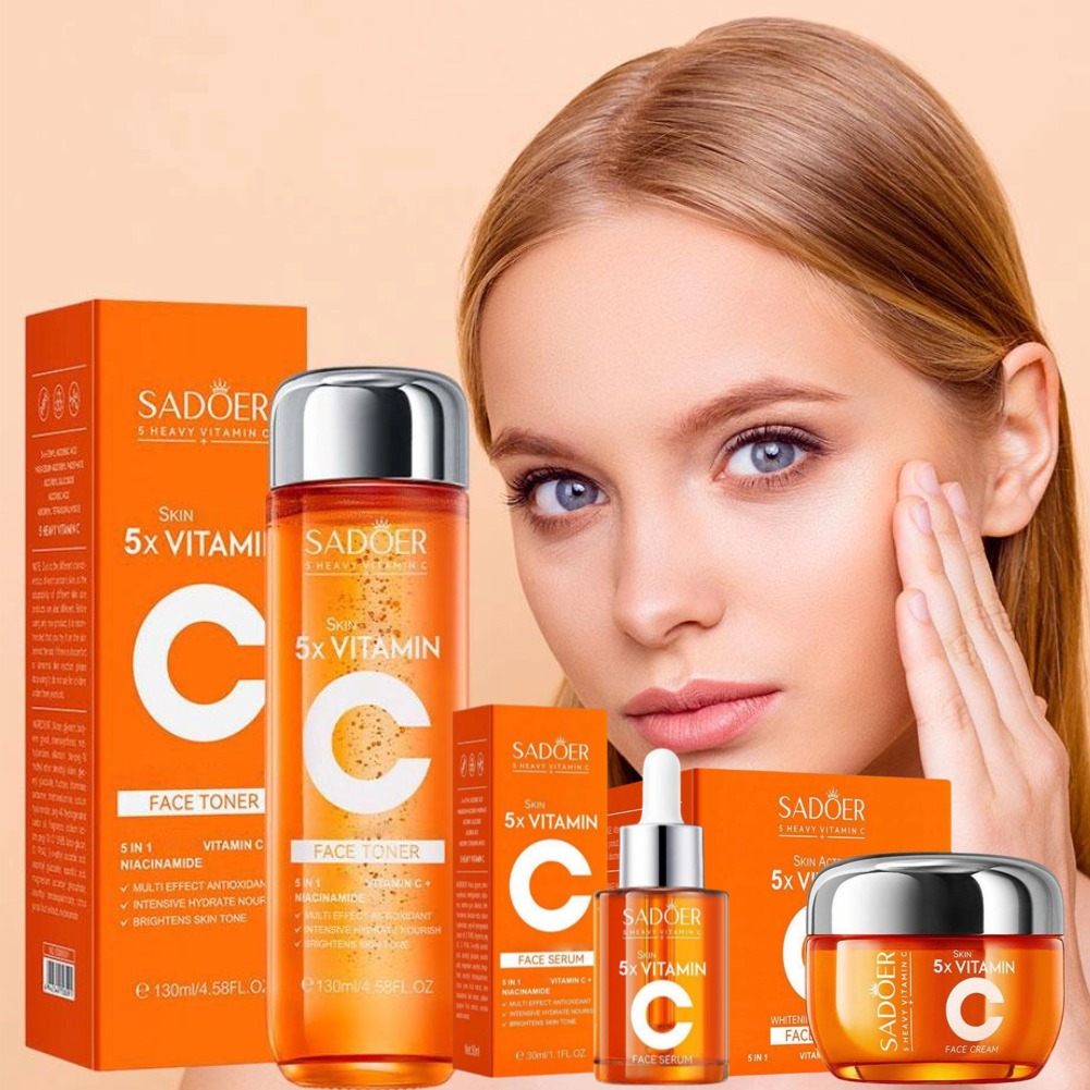 Set Perawatan Kulit Vitamin C  - Skincare Garnier ulasan dan harga