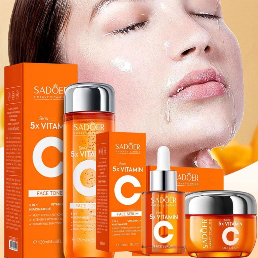 Set Perawatan Kulit Vitamin C  - Skincare Garnier ulasan dan harga