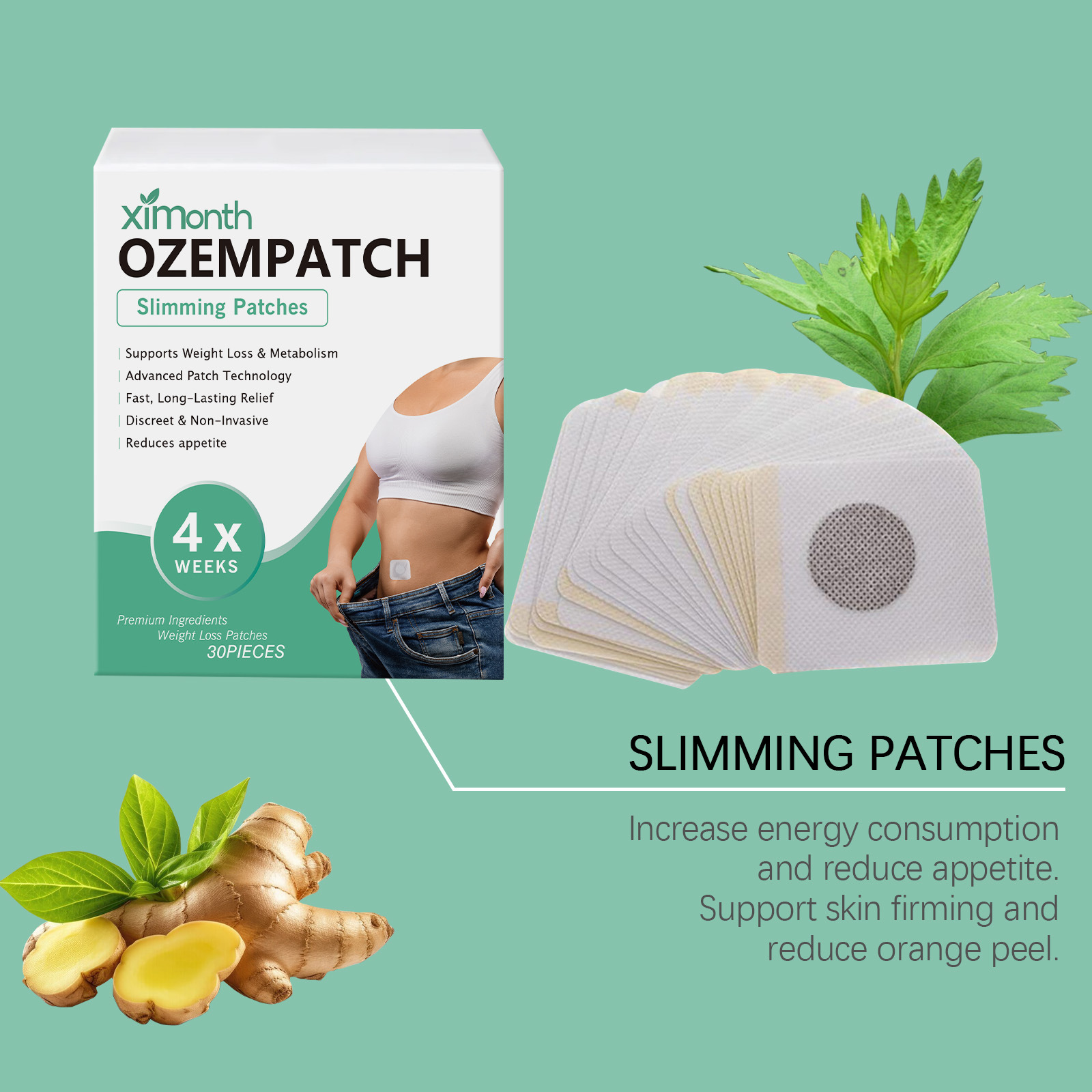 Ximonth Body Shaping Patches M - Skincare Herbal ulasan dan harga
